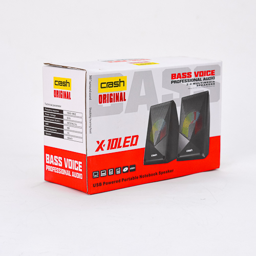 speaker Carsh USB X10 LED - الصورة 3