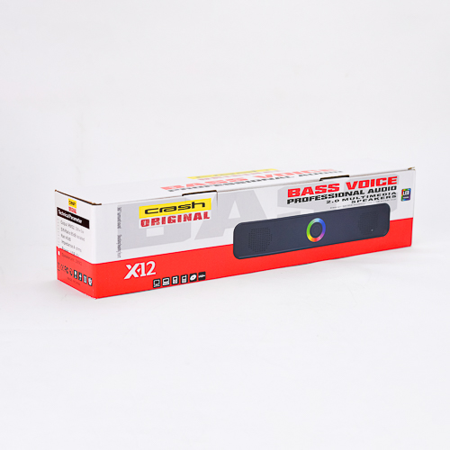 speaker Carsh USB X12 Led - الصورة 2