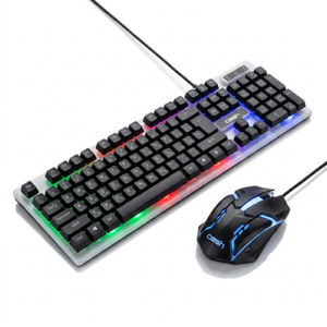 Crash X90 Wired Backlit Keyboard & Mouse Combo