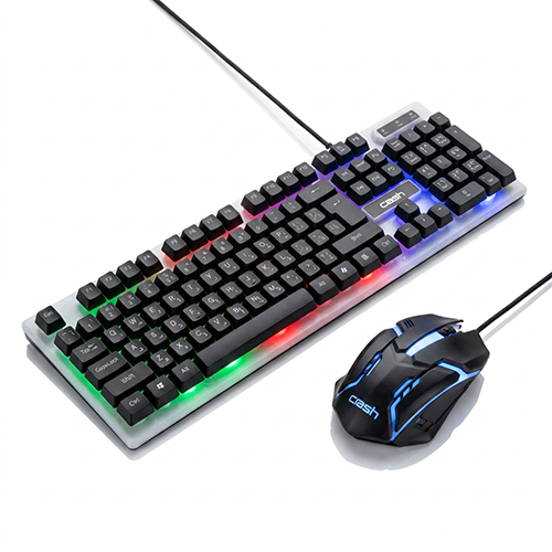 Crash X90 Wired Backlit Keyboard & Mouse Combo