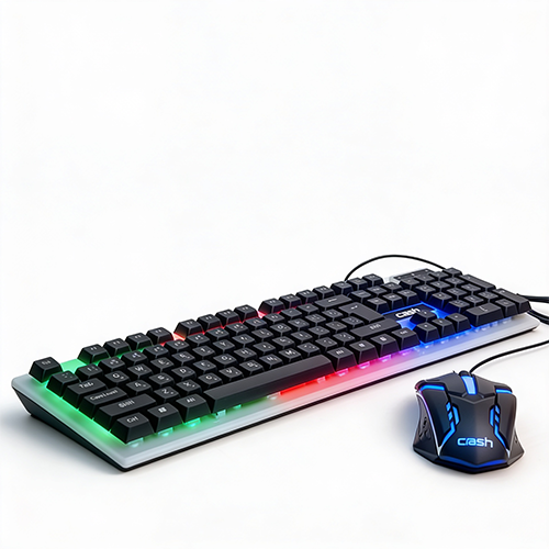 Crash X90 Wired Backlit Keyboard & Mouse Combo - الصورة 6