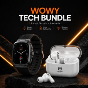 WhatsApp Image 2026-06-07 at 6.08.17 PM WOWY Core D9 Smart Watch + WOWY SPRO3 Wireless Earbuds Bundle