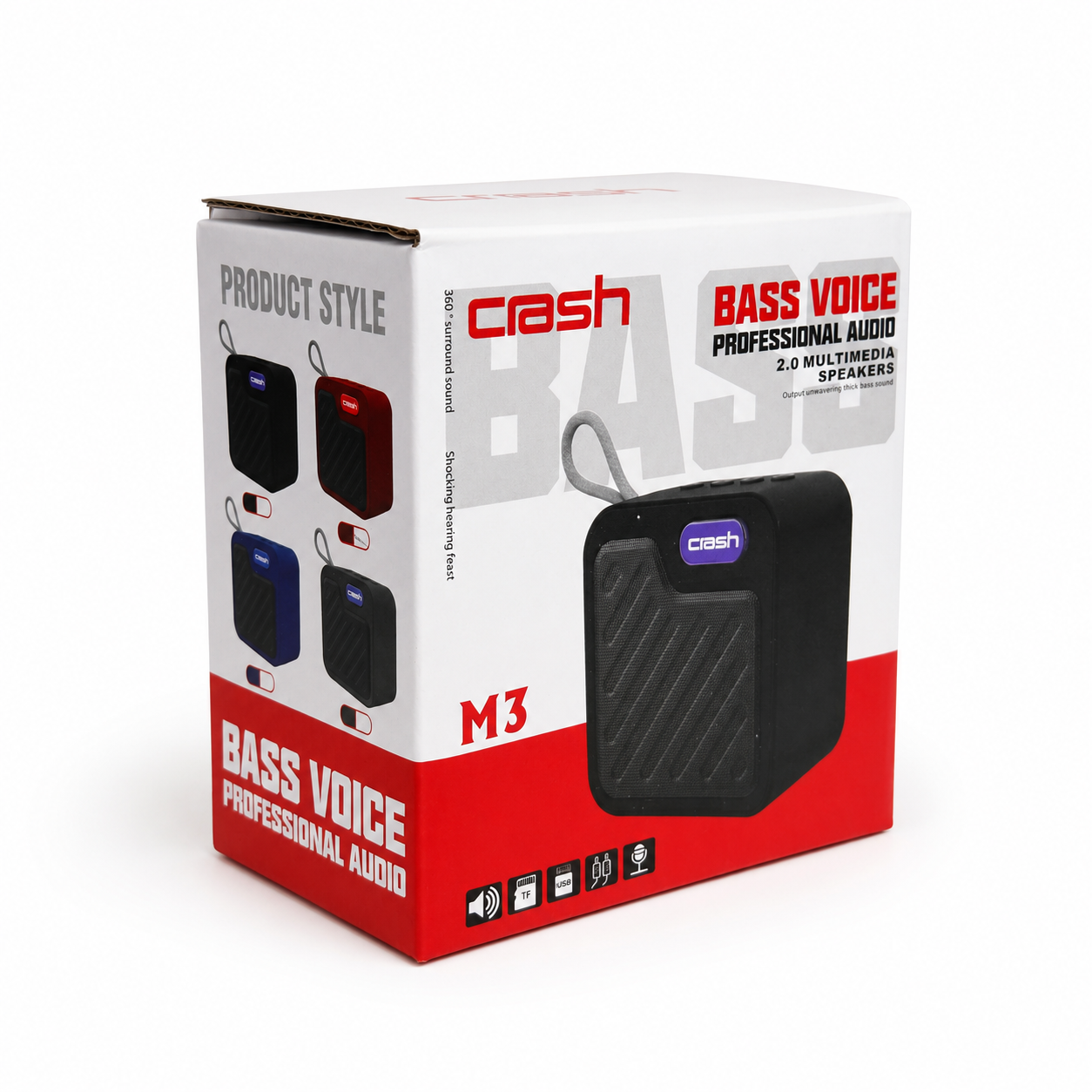 Crash Bluetooth Speaker M3 - الصورة 3