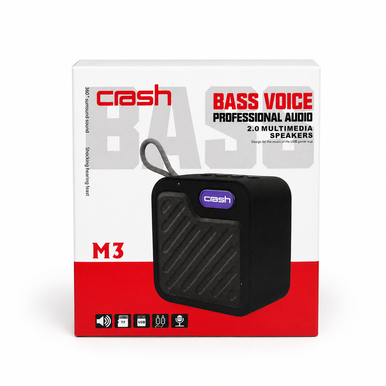 Crash Bluetooth Speaker M3 - الصورة 4