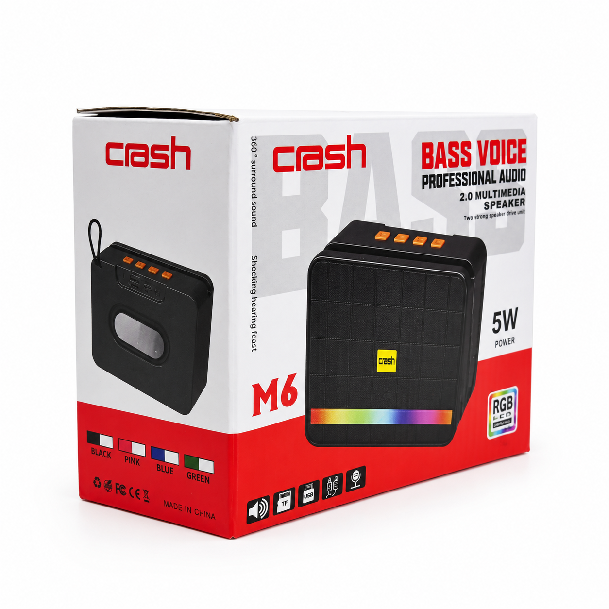 Crash Bluetooth Speaker M6 - الصورة 4