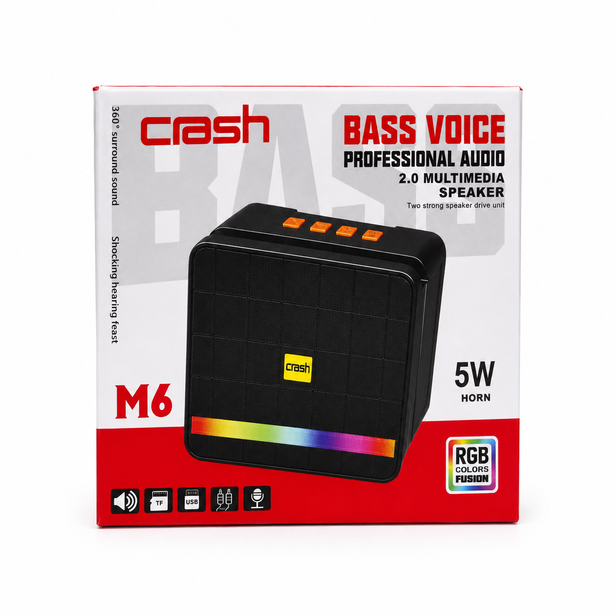 Crash Bluetooth Speaker M6 - الصورة 6